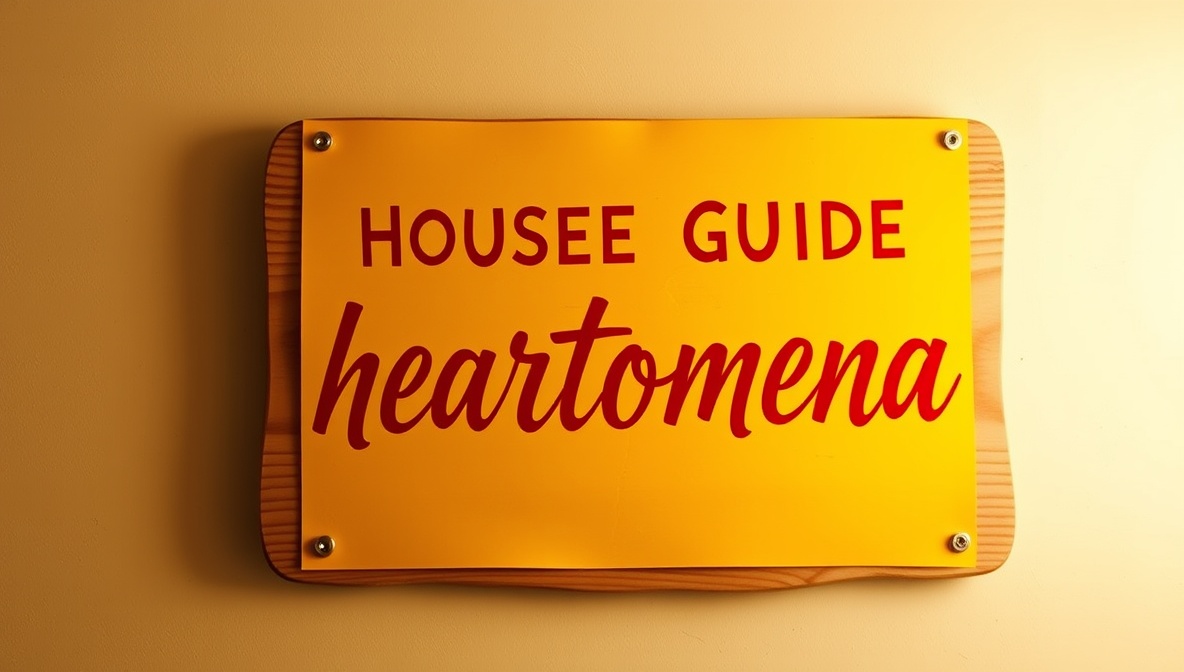 house guide heartomenal
